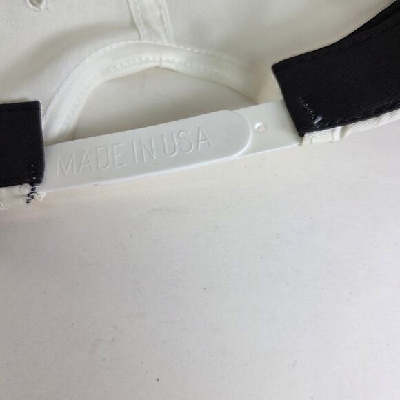 Vintage 90s Hoosier Racing Tire Snapback Hat White Purple Logo USA Made - Picture 8 of 10